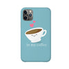 Coffee and Cream Love Phone Case Phone Case B / Apple iPhone 11 Clock Canvas