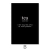 Coffee and Tea Canvas Art B / 40 x 50cm / No Board - Canvas Print Only Clock Canvas