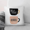 Coffee Cups A Cushion Cushion 45 x 45cm Clock Canvas