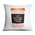Coffee Cups C Cushion Cushion 45 x 45cm Clock Canvas