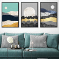 Collage Landscape Canvas Art Clock Canvas