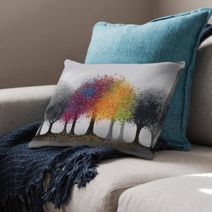 Color in the Grey Forest Cushion Cushion Cushion Landscape Clock Canvas