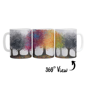 Color in the Grey Forest Mug Mug White Clock Canvas