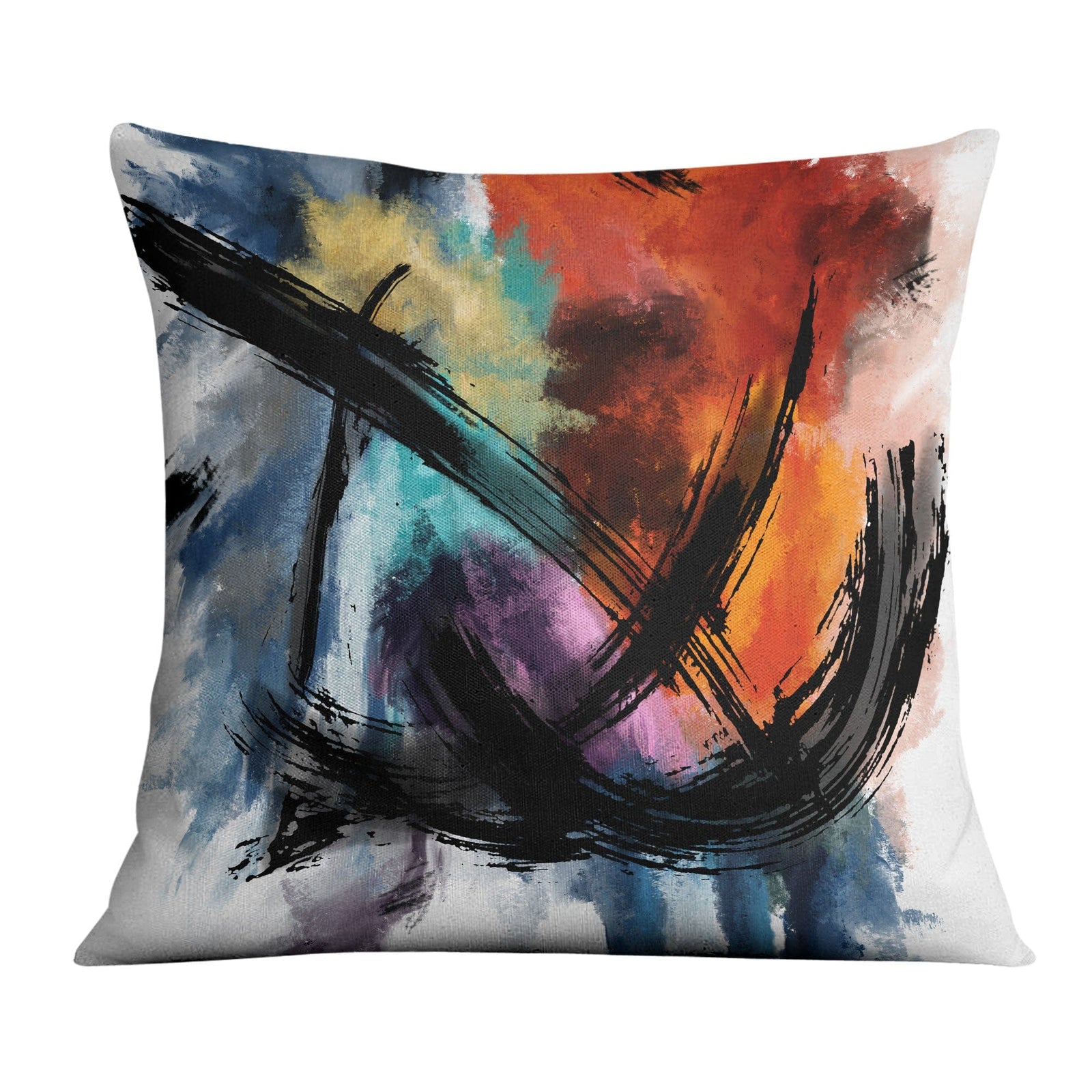 Color Montage Cushion Cushion Cushion Square Clock Canvas