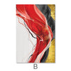 Color Wave Canvas Art B / 40 x 60cm / No Board - Canvas Print Only Clock Canvas