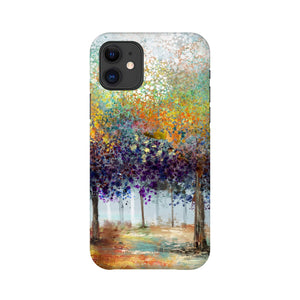 Colorful Forestry Phone Case Phone Case Clock Canvas