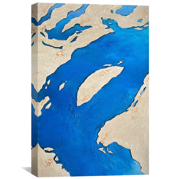 Columbia River Canvas Art 30 x 45cm / Unframed Canvas Print Clock Canvas