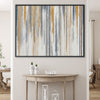 Complimentary Abstract Canvas Art Clock Canvas