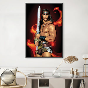 Conan the Barbarian Canvas Art 30 x 45cm / Unframed Canvas Print Clock Canvas