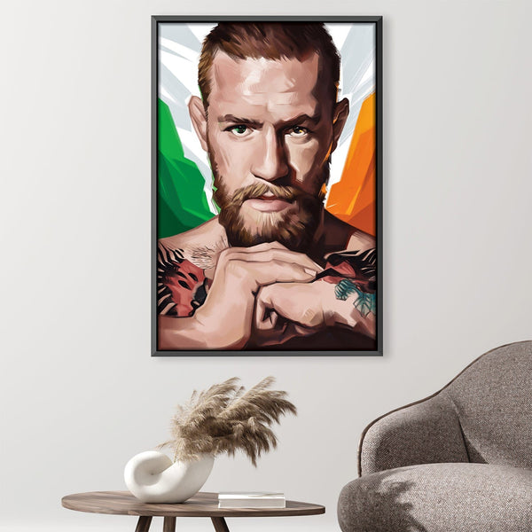 Conor McGregor Canvas Art Clock Canvas