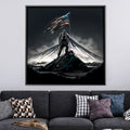 Conquered Mountain Canvas Art Clock Canvas