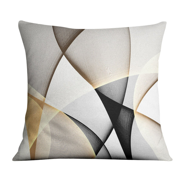 Contrasting Waves A Cushion Cushion 45 x 45cm Clock Canvas