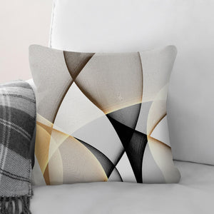 Contrasting Waves A Cushion Cushion Cushion Square Clock Canvas
