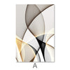 Contrasting Waves Canvas Art A / 40 x 60cm / Unframed Canvas Print Clock Canvas