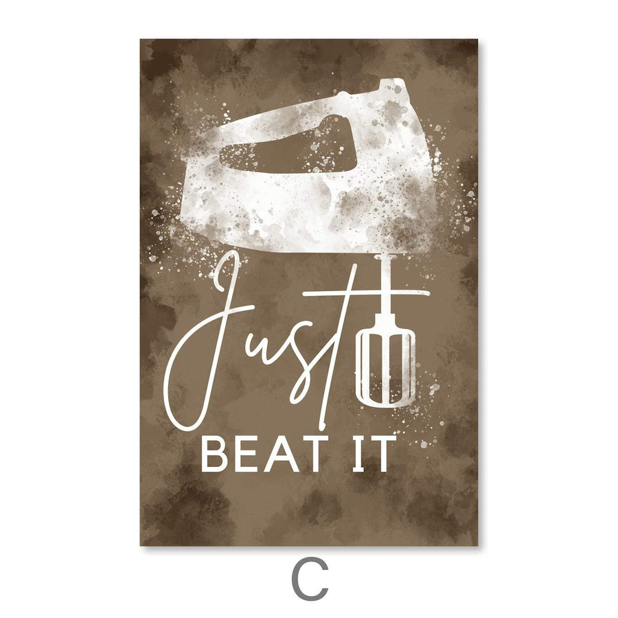 Cookin Vibes Canvas Art Clock Canvas