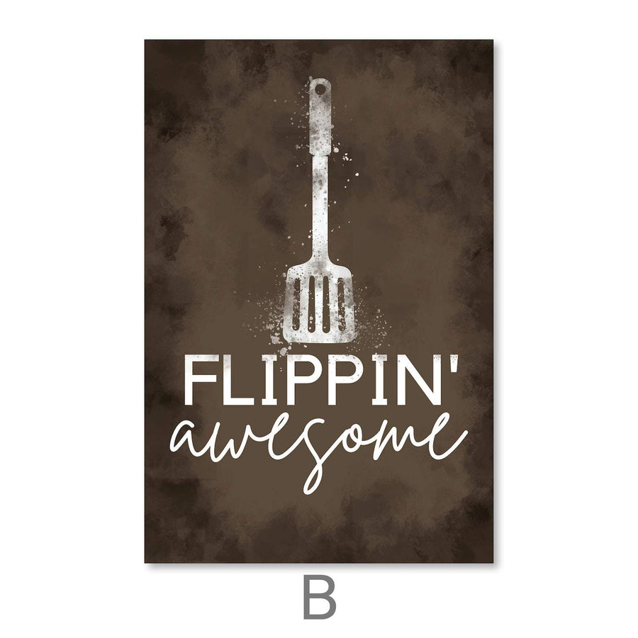 Cookin Vibes Canvas Art Clock Canvas