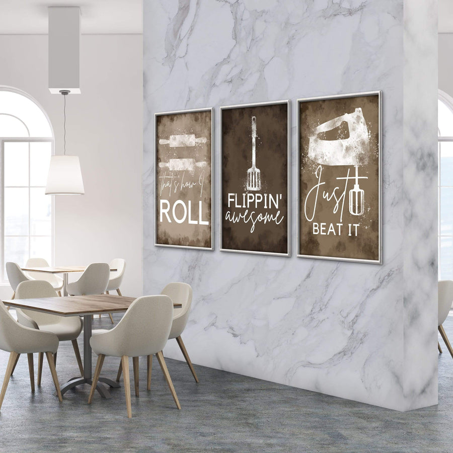 Cookin Vibes Canvas Art Clock Canvas