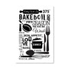 Cooking Steps Canvas Art Clock Canvas