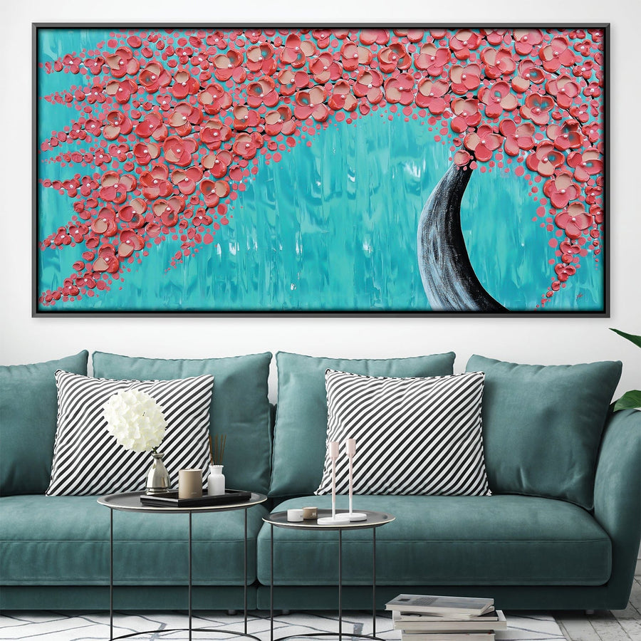Coral Tree Canvas Art 50 x 25cm / Unframed Canvas Print Clock Canvas