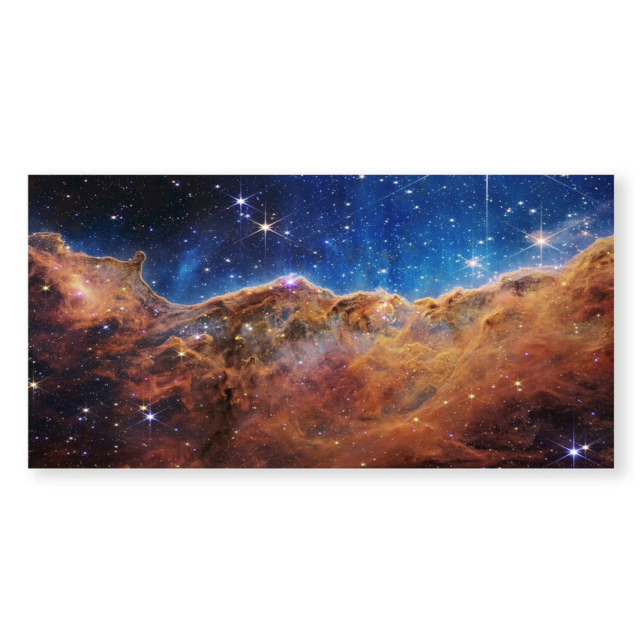 Cosmic Cliffs Canvas Art Clock Canvas
