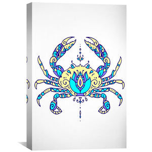 Crab Canvas Art Clock Canvas