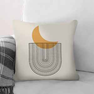 Crescent Moon Cushion Cushion 45 x 45cm Clock Canvas