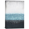 Crystal Rain Blue Canvas Art 30 x 45cm / Unframed Canvas Print Clock Canvas