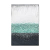 Crystal Rain Green Canvas Art Clock Canvas