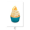 Cupcake Delicacies Canvas Art C / 30 x 45cm / Unframed Canvas Print Clock Canvas