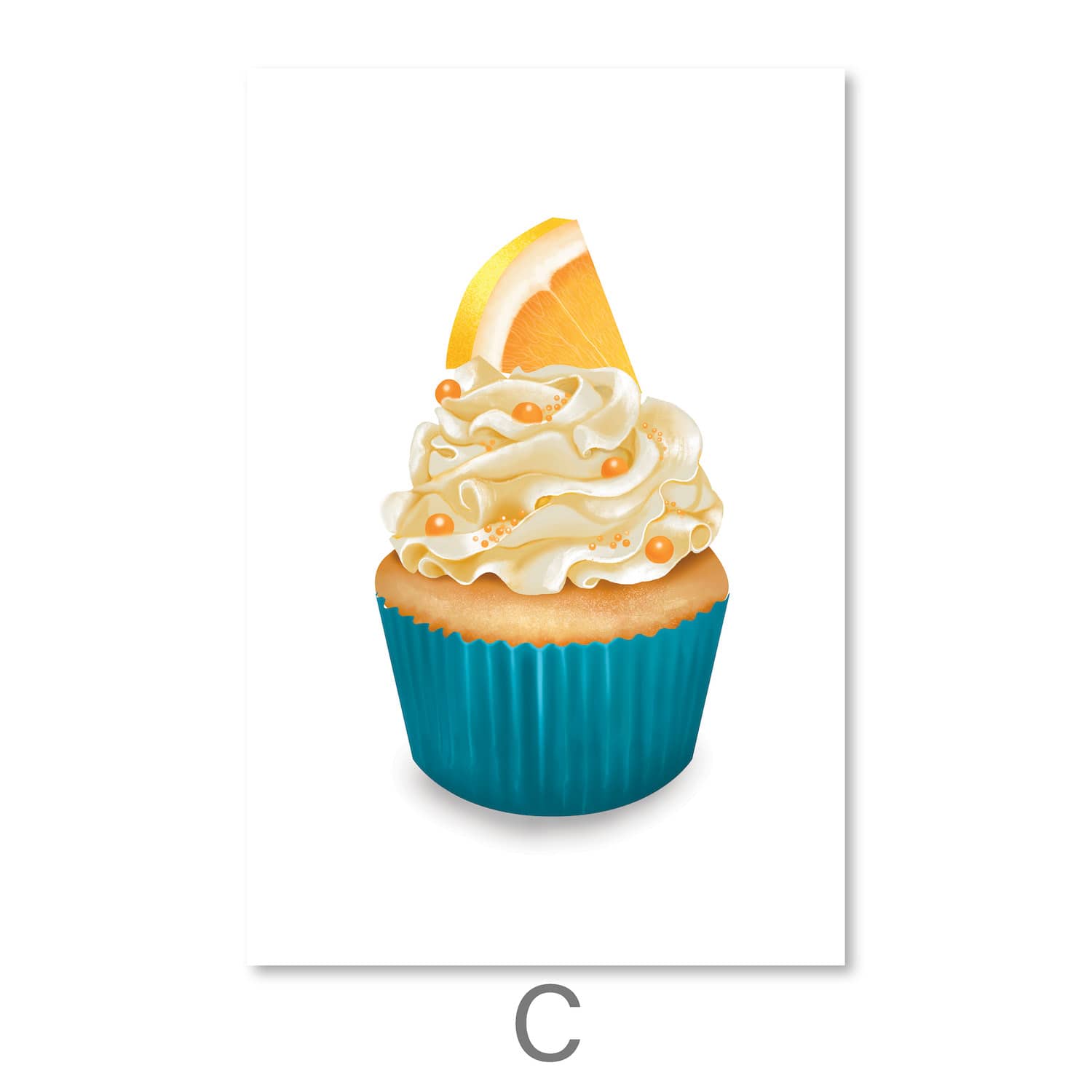 Cupcake Delicacies Canvas Art C / 30 x 45cm / Unframed Canvas Print Clock Canvas