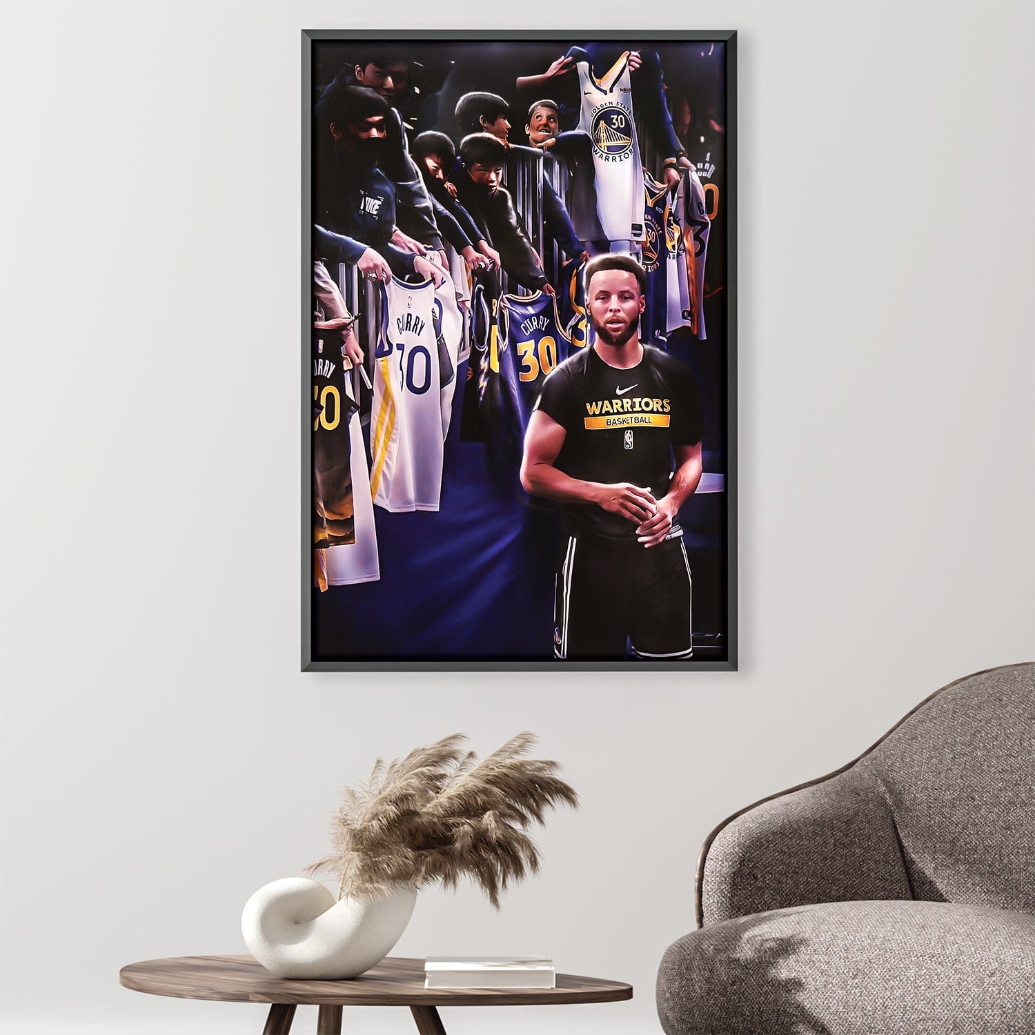 Curry Autograph Line Up Canvas product thumbnail