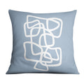 Curvy Line Cushion Cushion 45 x 45cm Clock Canvas