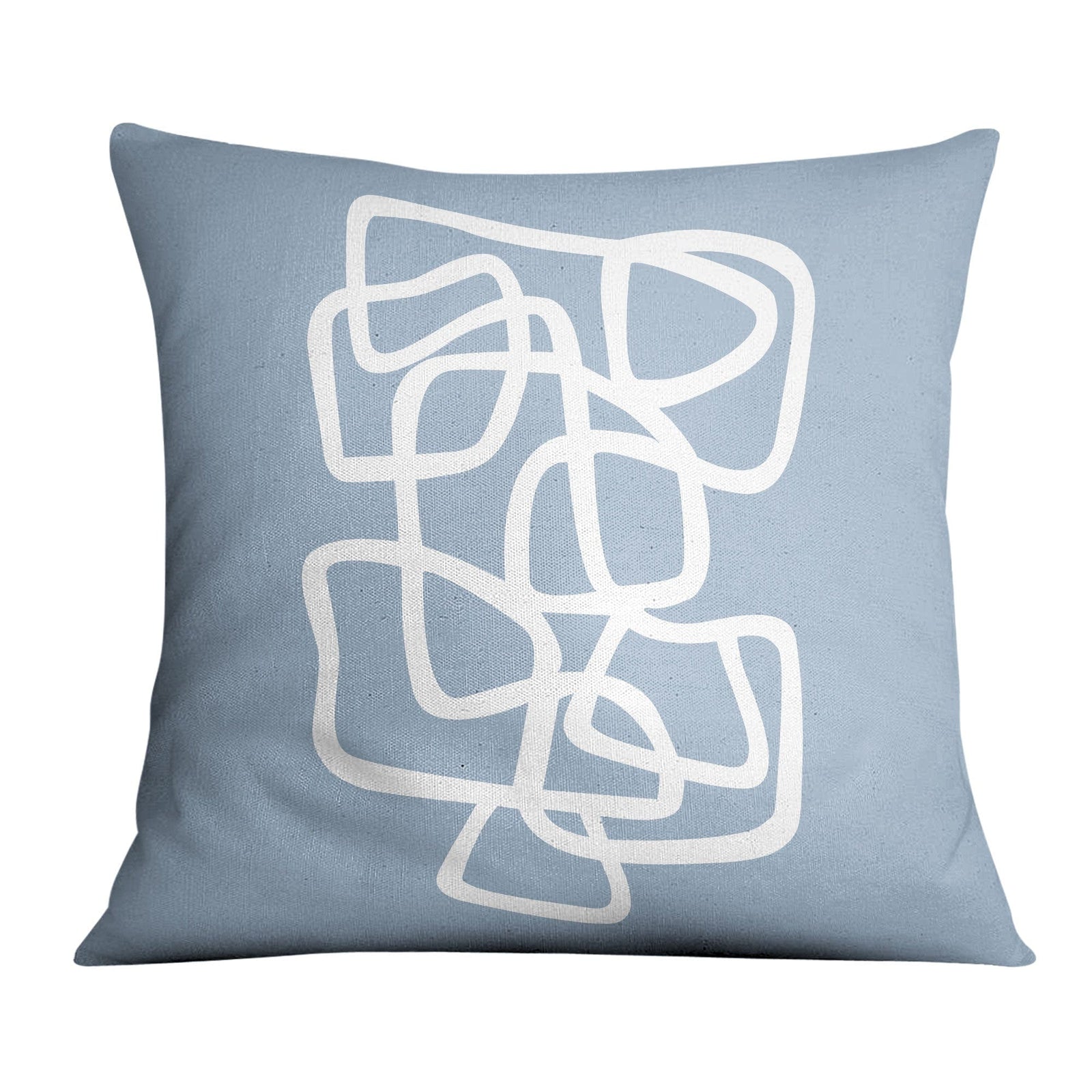Curvy Line Cushion Cushion 45 x 45cm Clock Canvas
