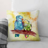 Cute Love Birds Cushion Cushion 45 x 45cm Clock Canvas