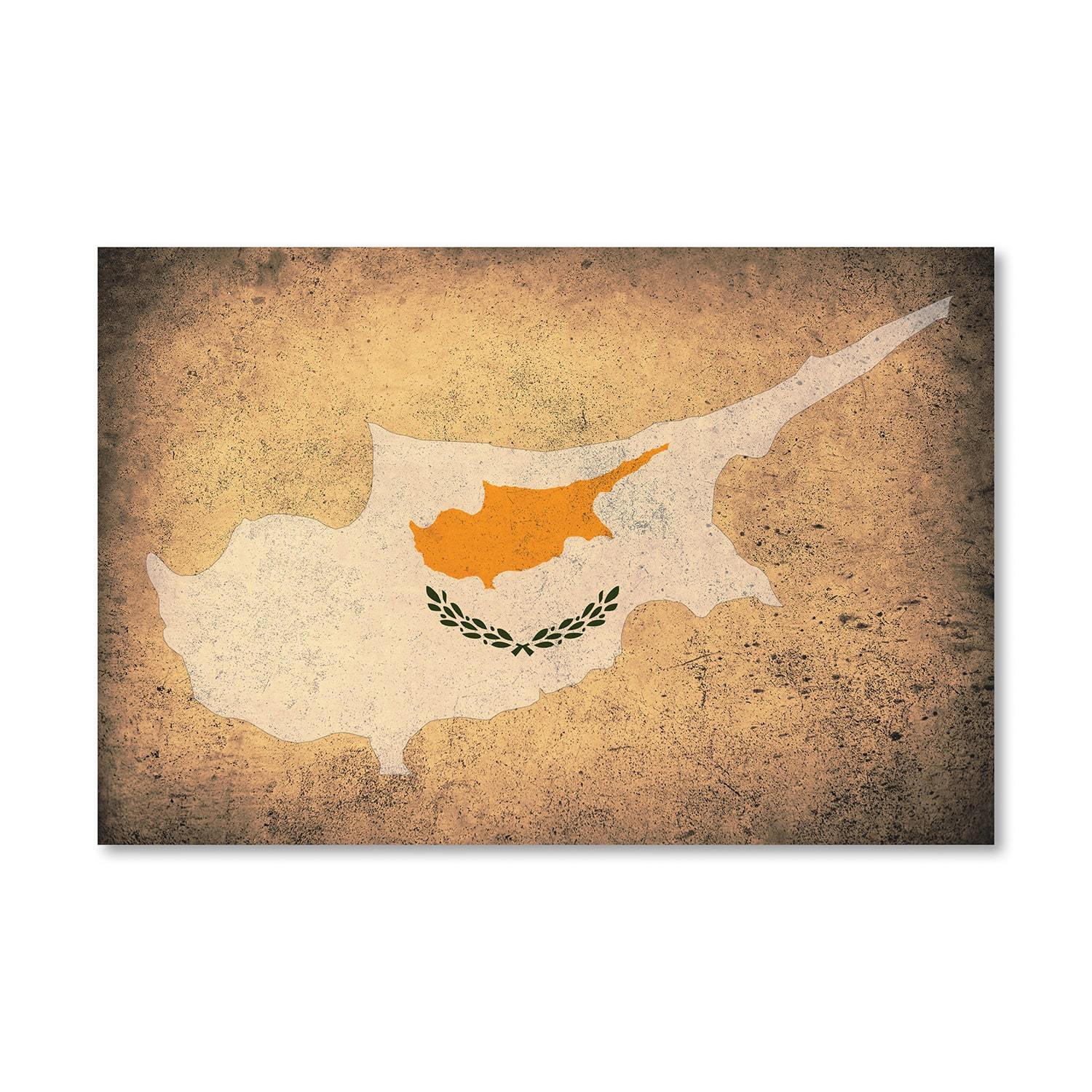 Cyprus Canvas Art Clock Canvas