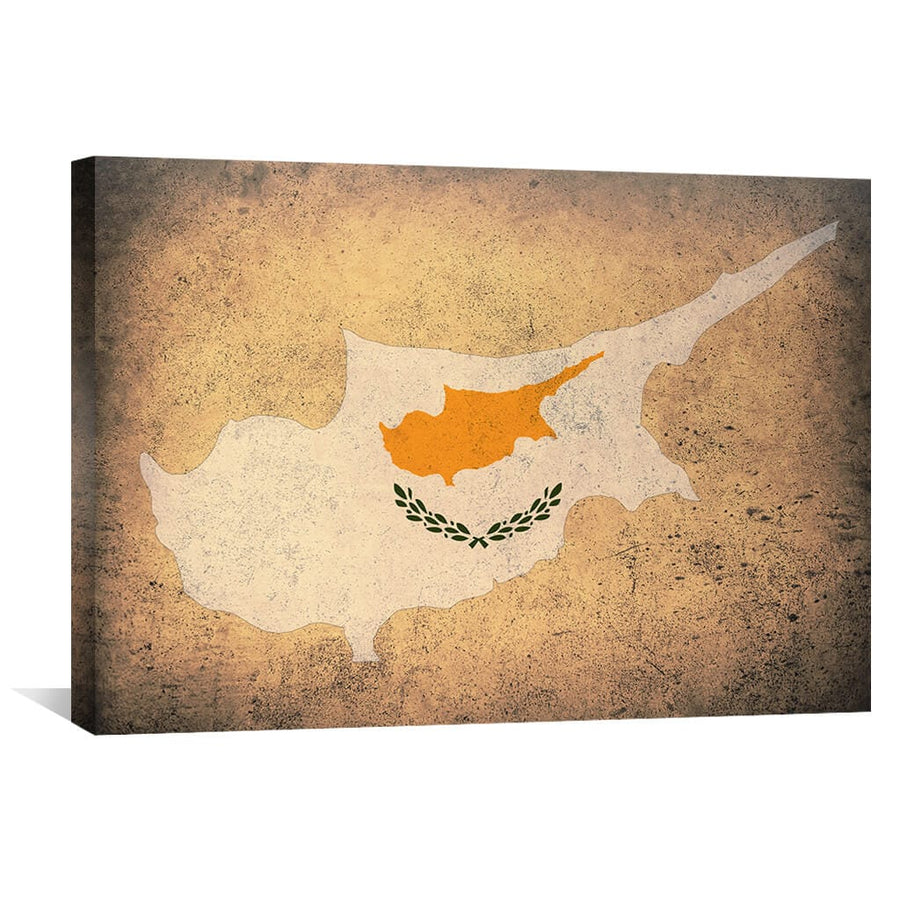 Cyprus Canvas Art 45 x 30cm / Unframed Canvas Print Clock Canvas