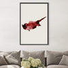 Cyprus Watercolor Canvas Art Clock Canvas