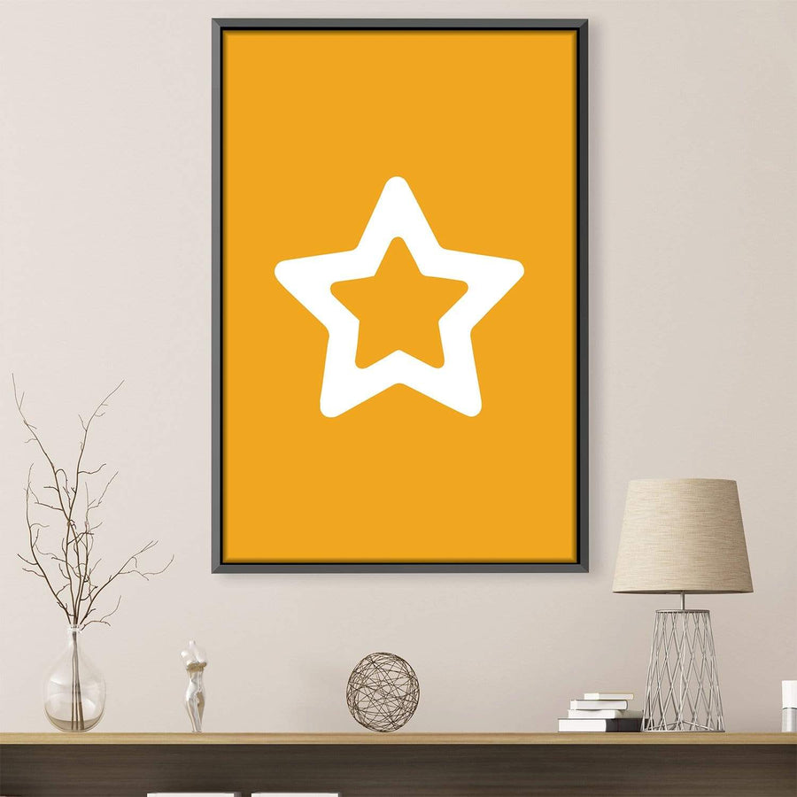 Dalgona Symbols Canvas Art Clock Canvas