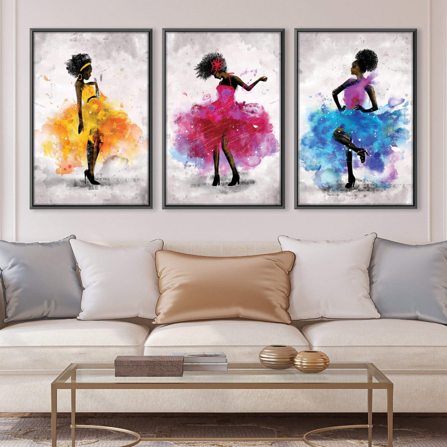 Dancing Queen Canvas Art Clock Canvas