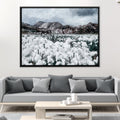 Dandelion Field Canvas Art Clock Canvas