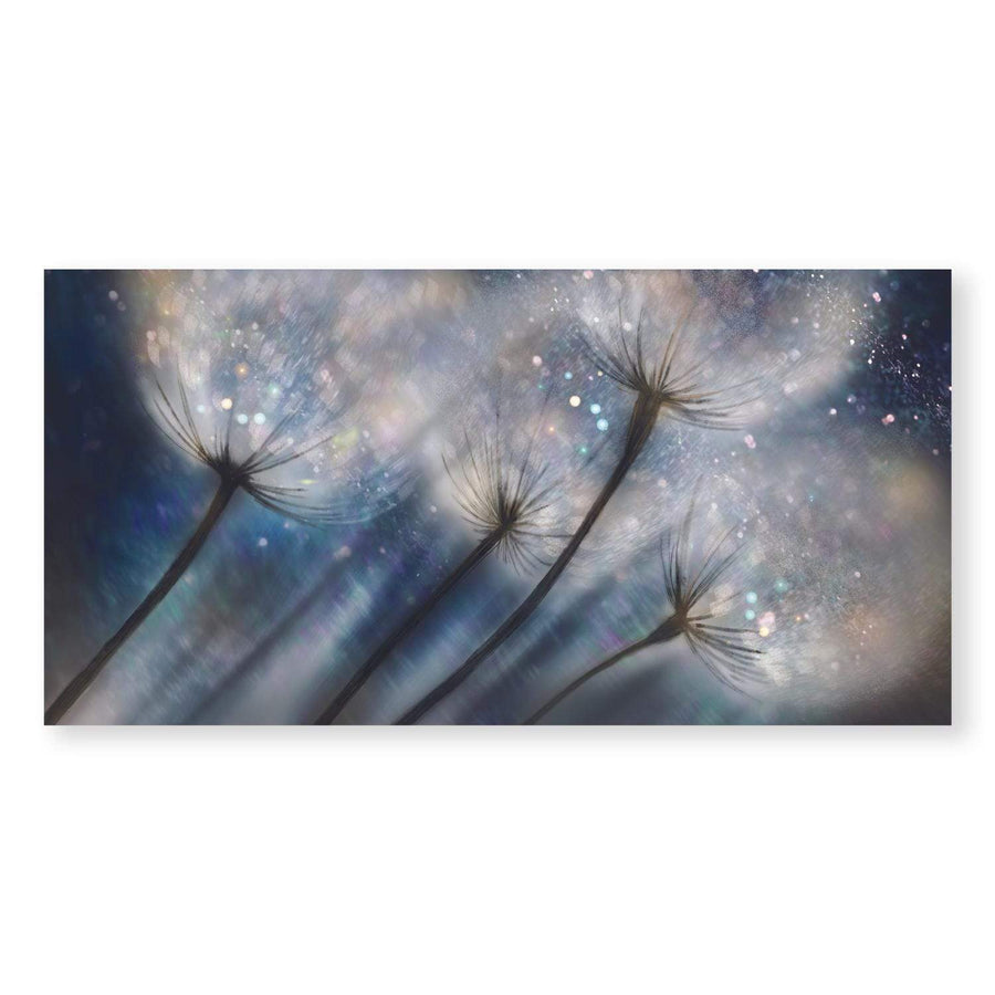 Dandelion Space Canvas Art Clock Canvas
