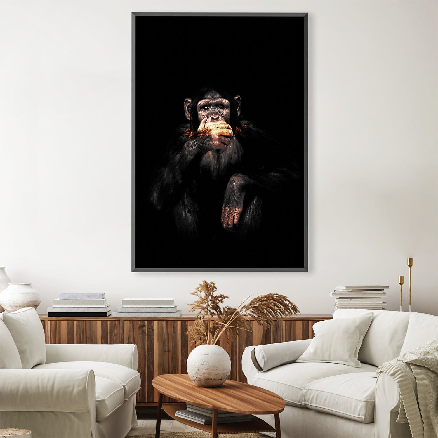 Dark Monkey Speak No Evil Canvas product thumbnail