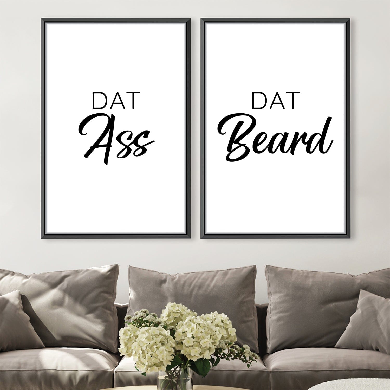 Dat Ass Dat Beard Canvas product thumbnail