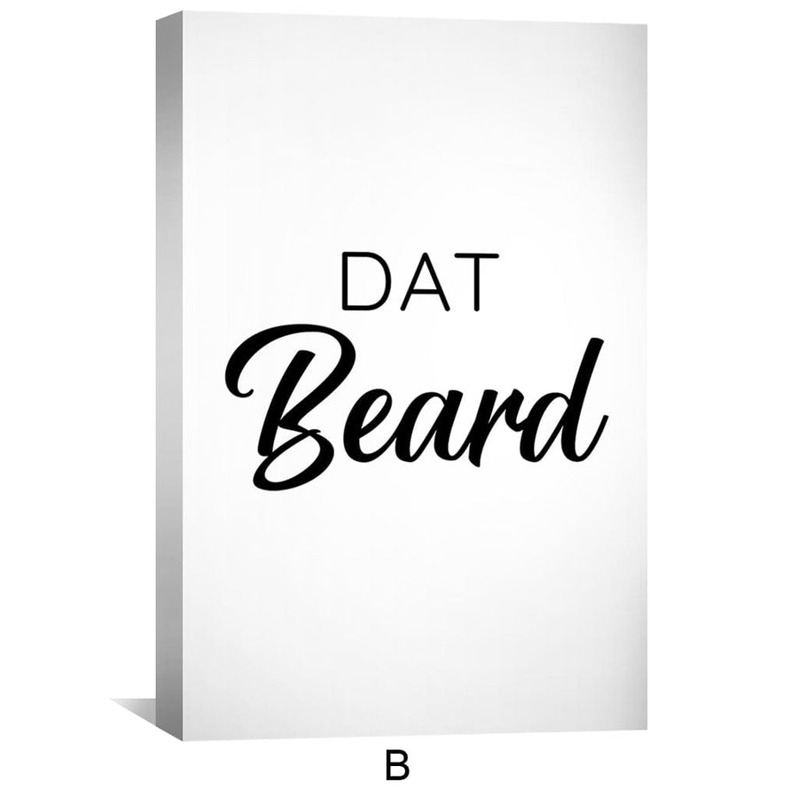 Dat Ass Dat Beard Canvas Art Clock Canvas