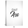 Dat Ass Dat Beard Canvas Art Clock Canvas