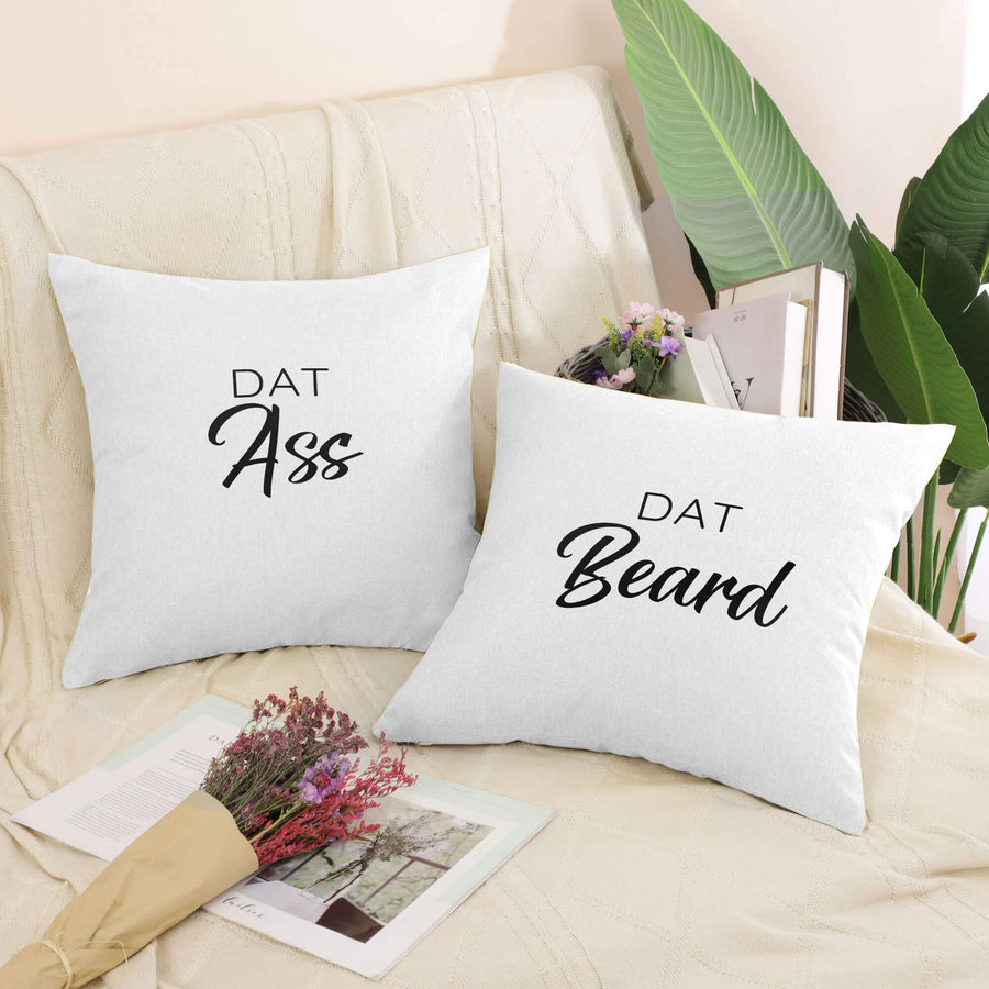 Dat Ass Dat Beard Cushion Cushion Clock Canvas