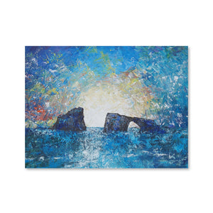 Dawn at the Gatekeepers Canvas Art Clock Canvas