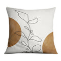 Dawn of Leaves B Cushion Cushion 45 x 45cm Clock Canvas