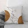 Dawn of Leaves B Cushion Cushion 45 x 45cm Clock Canvas