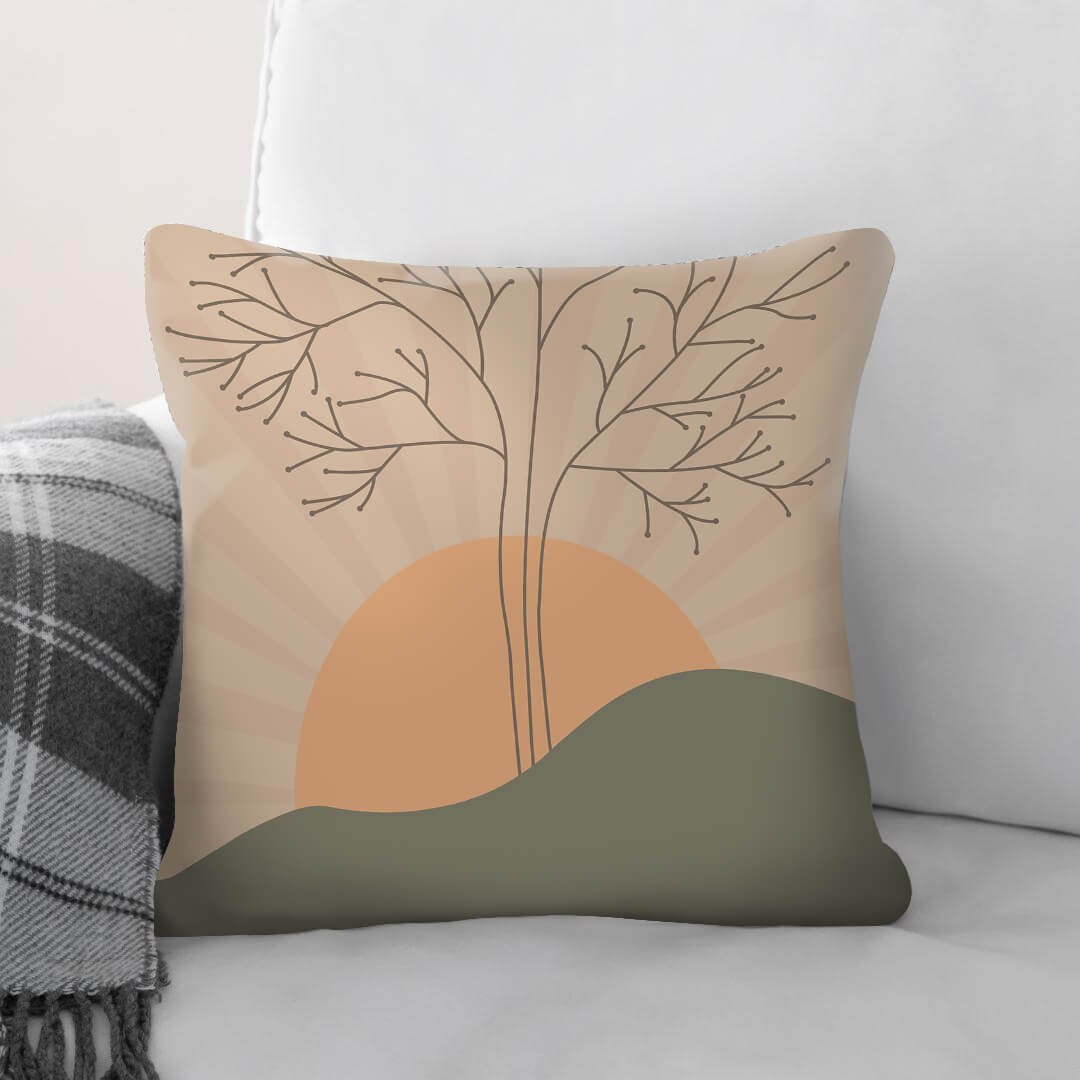 Day Night Light A Cushion Cushion 45 x 45cm Clock Canvas